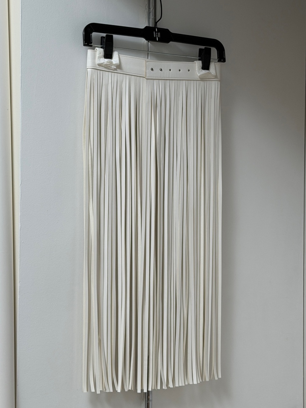 Pleated Midi Skirt in Ivory - Classic Women's Skirt